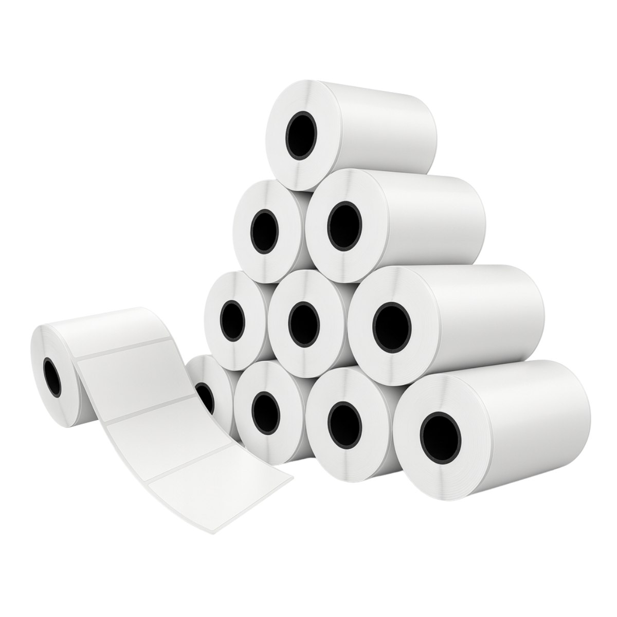 Etiquetas térmicas 100x50mm Com 1.500 Unidades Por Rolo (10x5cm) E-commerce Zebra Elgin