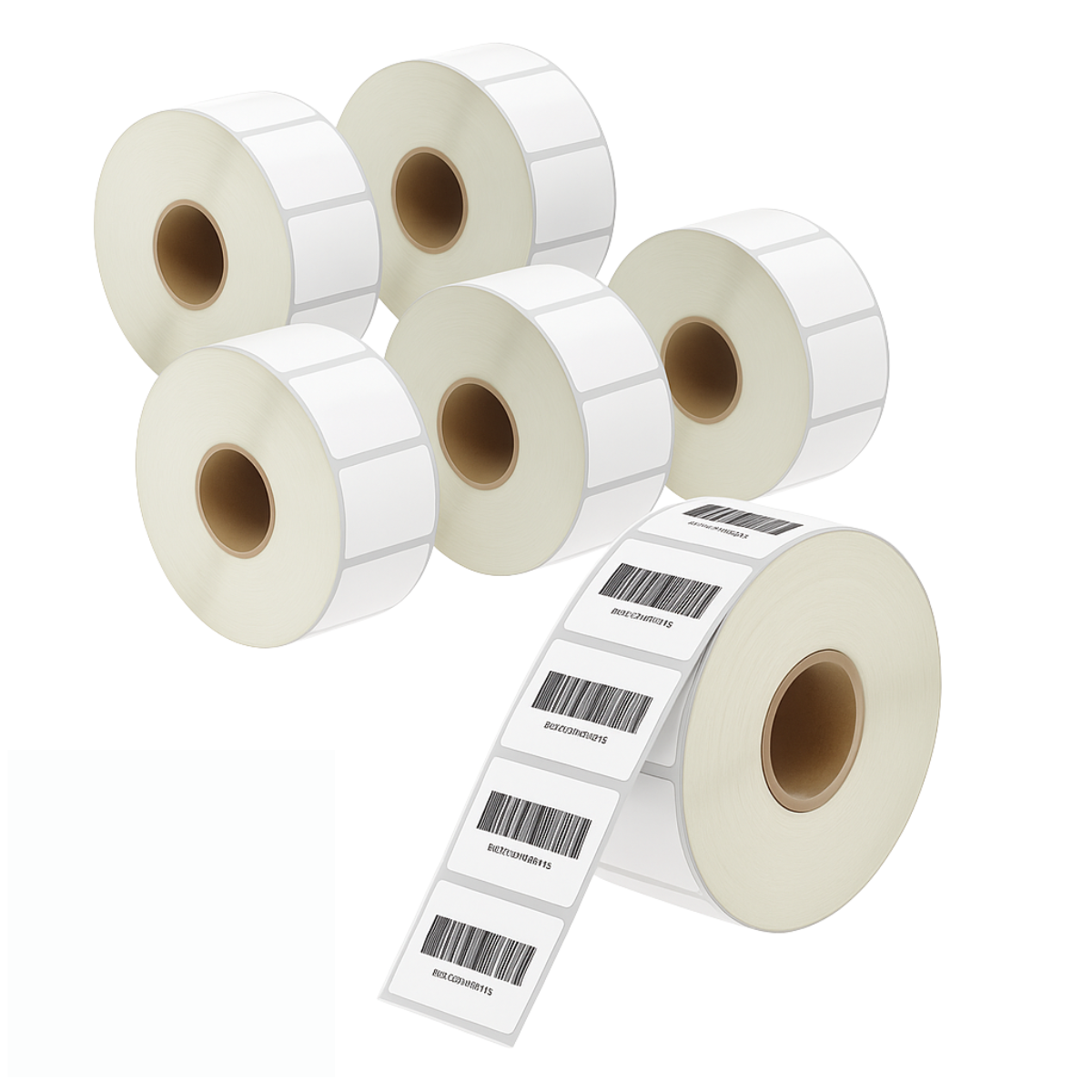 Rolos 40x25 1 Coluna 2.000 Etiquetas Térmica 4x2,5cm Etiqueta Full Sku