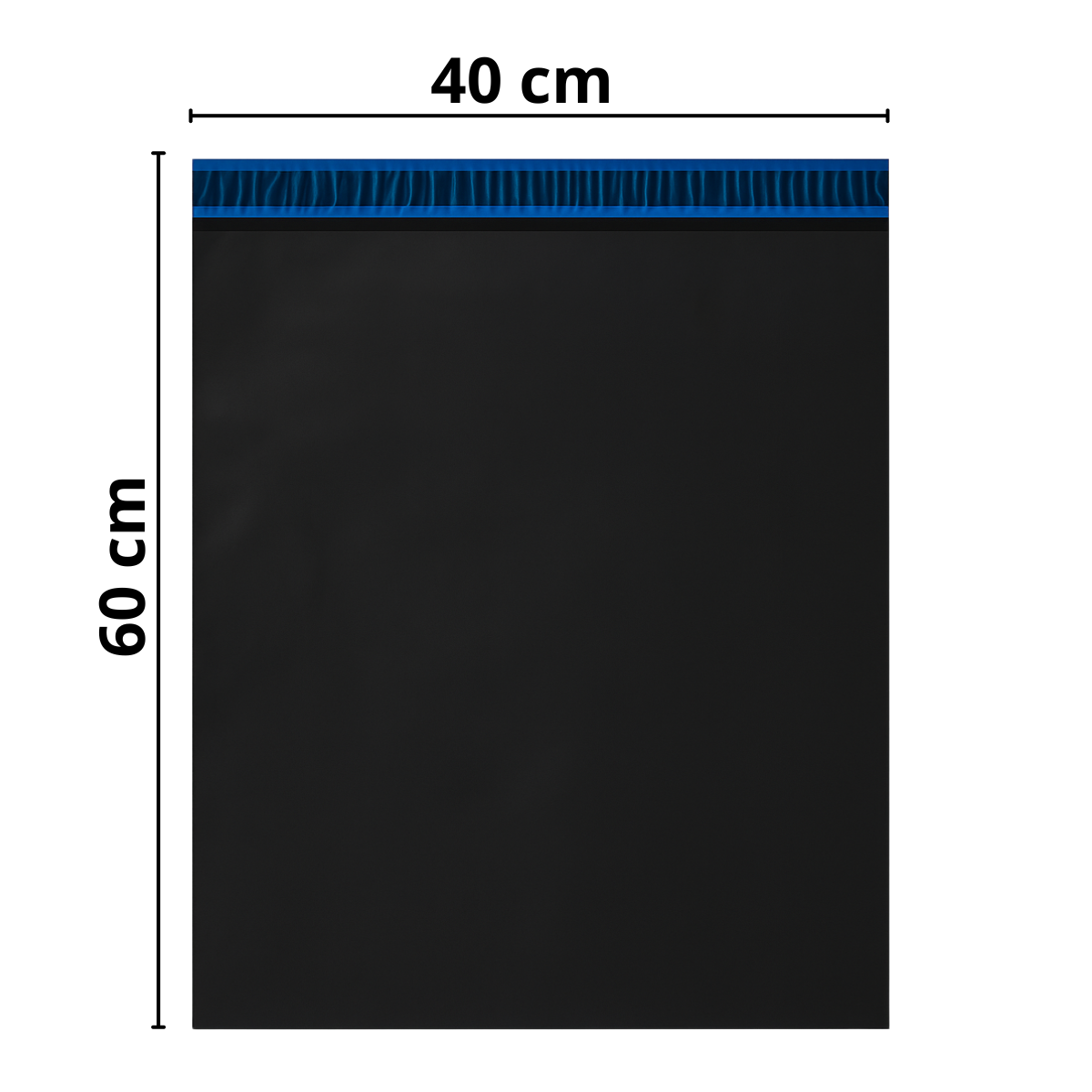 40x60 - Envelope de Segurança Preto Plástico Correios Inviolável E-commerce