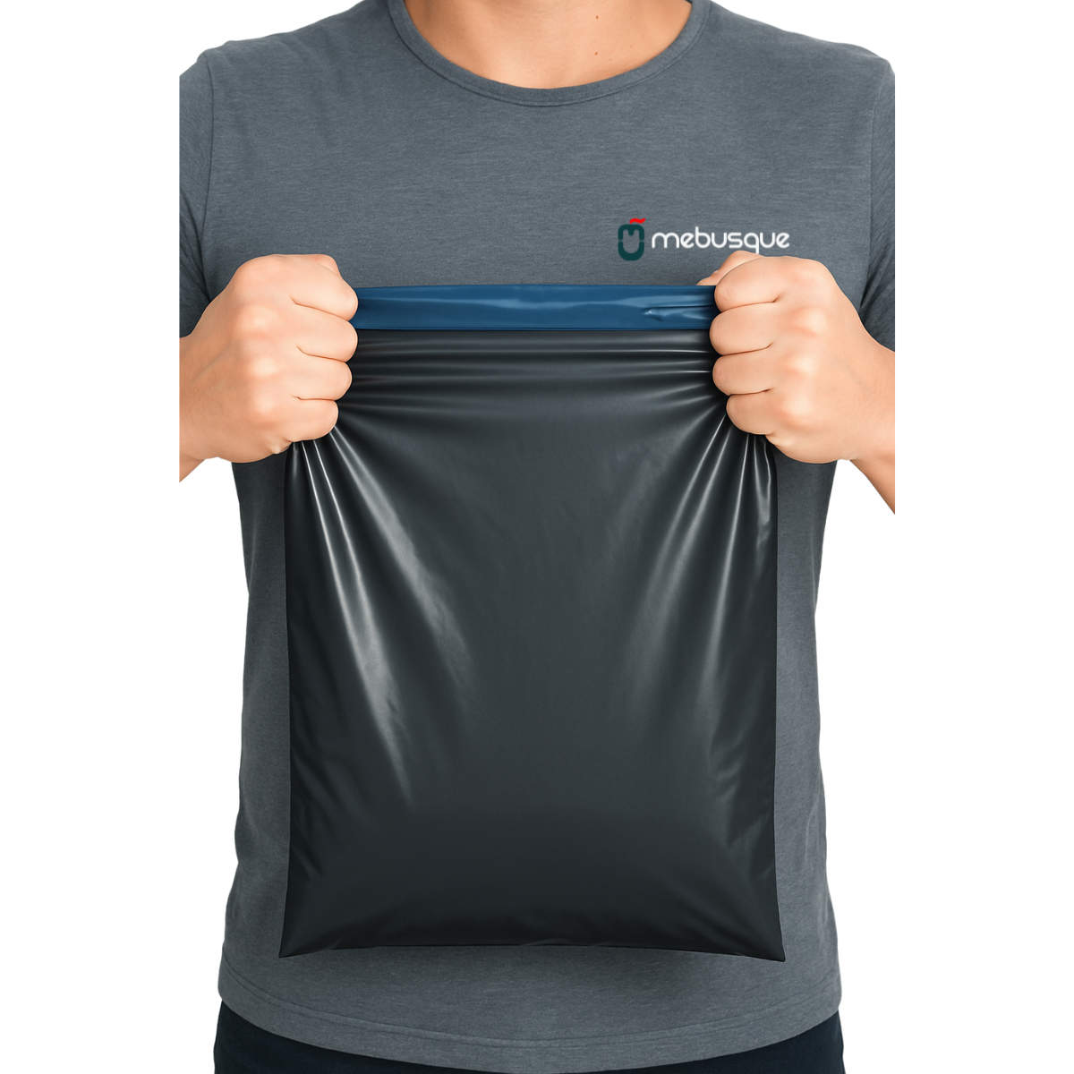 50x40 - Envelope de Segurança Preto Plástico Correios Inviolável E-commerce