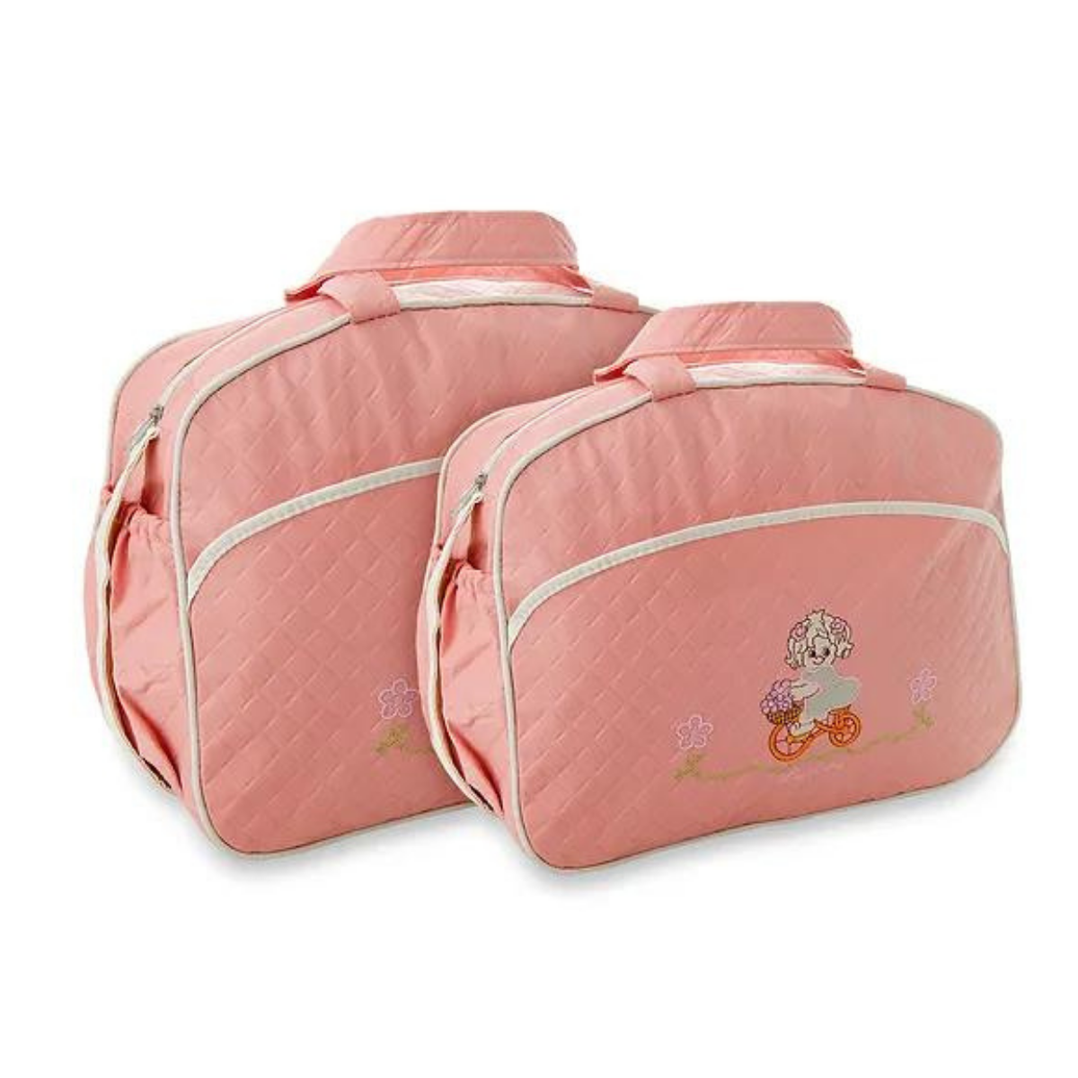 Kit 2 Bolsas Saída Maternidade Impermeável Reforçada Menino Menina Mãe E Bebê Barato