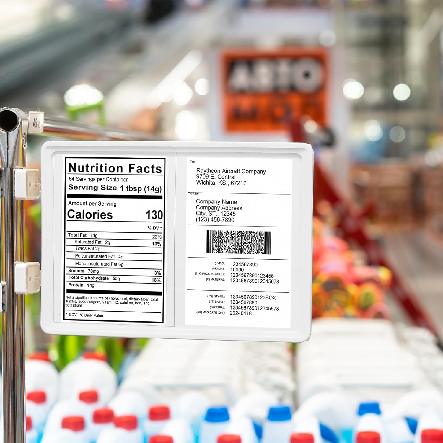 Etiqueta Térmica 10x15 10.000 Formato Resma Sem Rolo 100x150mm