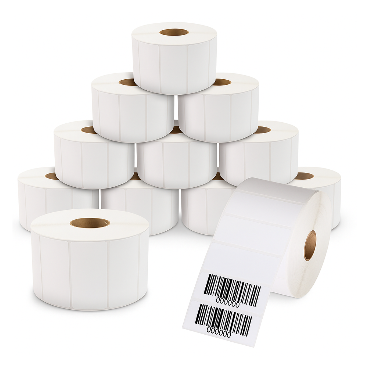 Rolos 50x25 1 Coluna 2.000 Etiquetas Térmica 5x2,5cm Etiqueta Full Sku