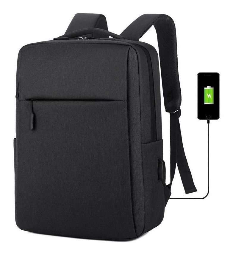 Mochila Anti Furto Notebook Saida Cabo Aux Usb Fone Ouvido