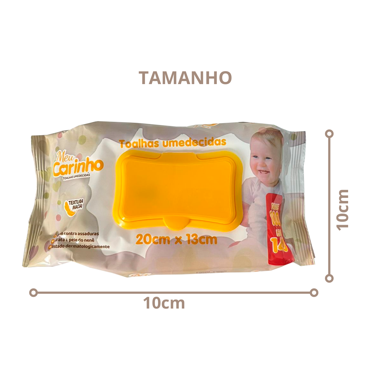 Kit 12 Unidades De Lenços Com 1.680 Toalhas Umedecidas 140 Unidade Cada Tampa Flip-Top