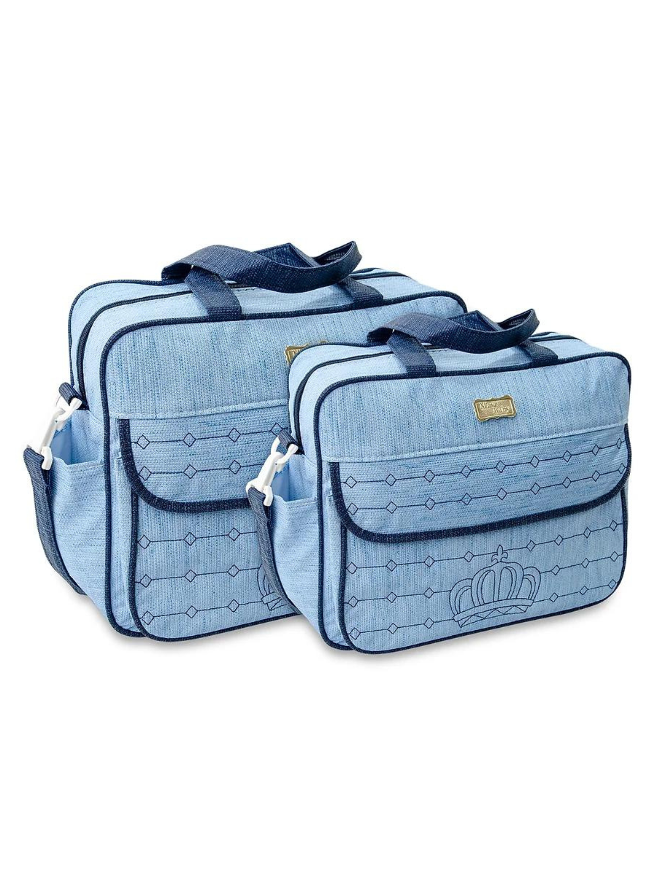 Kit Bolsa Saída Maternidade 2 Peças Impermeável Mala Bebê