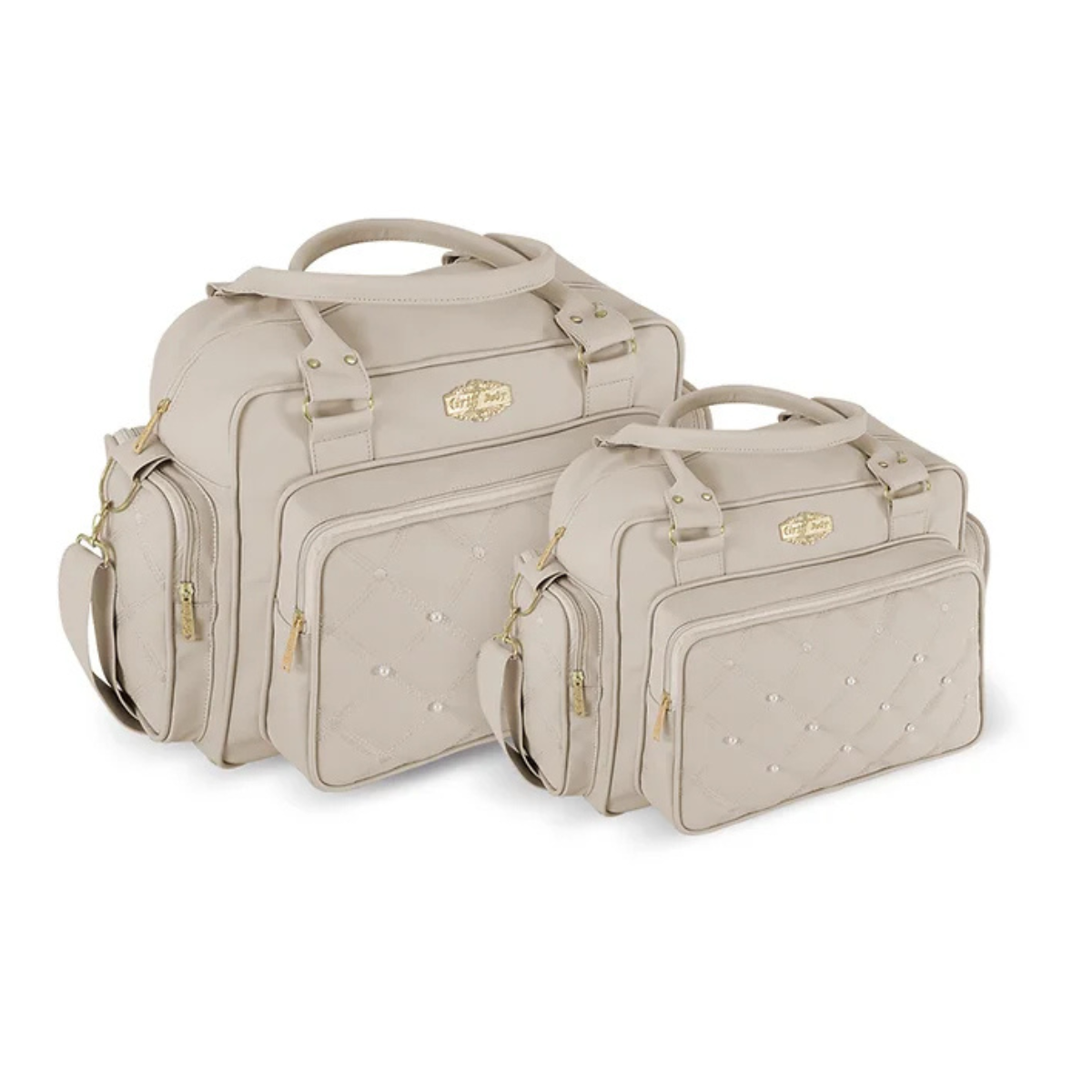 Bolsa Maternidade Kit Mala Saída Impermeável Luxo 2 Peças