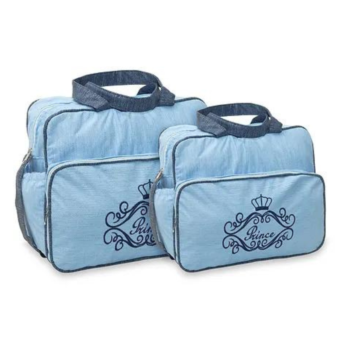 Kit 2 Bolsas Saída Maternidade Menino Menina Reforçada Impermeável Luxo Mala Bebê Barata