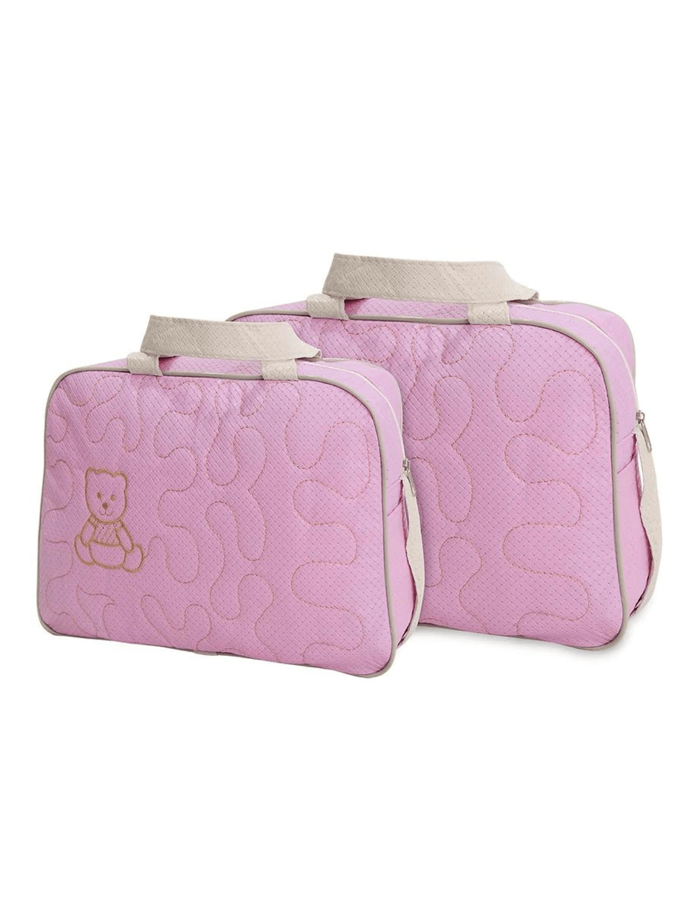 Kit Bolsas Saída Maternidade Reforçada Impermeável Bebê Menina Menino Enxoval Mave Baby Barata