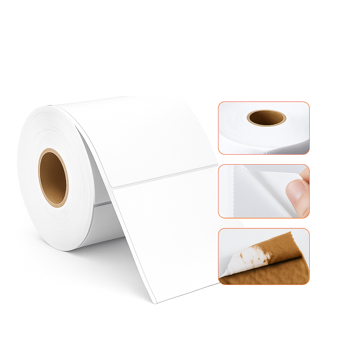 Rolos Etiquetas Térmica 60x40mm Full 1 Coluna 800 Unidades Por Rolo 6x4cm Sku