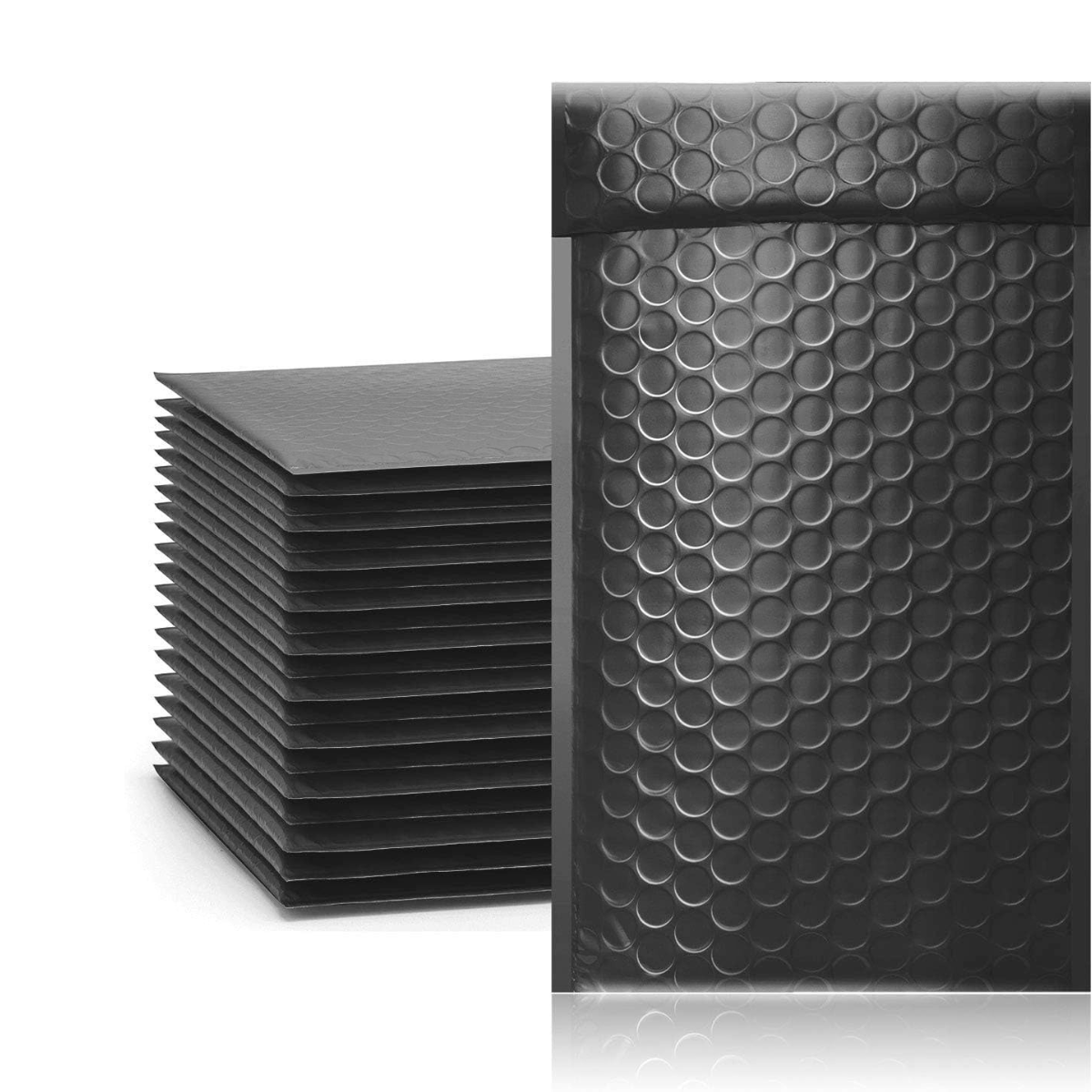 Envelope Bolha 19x25 Preto Inviolável Plástico para E-commerce e Correios