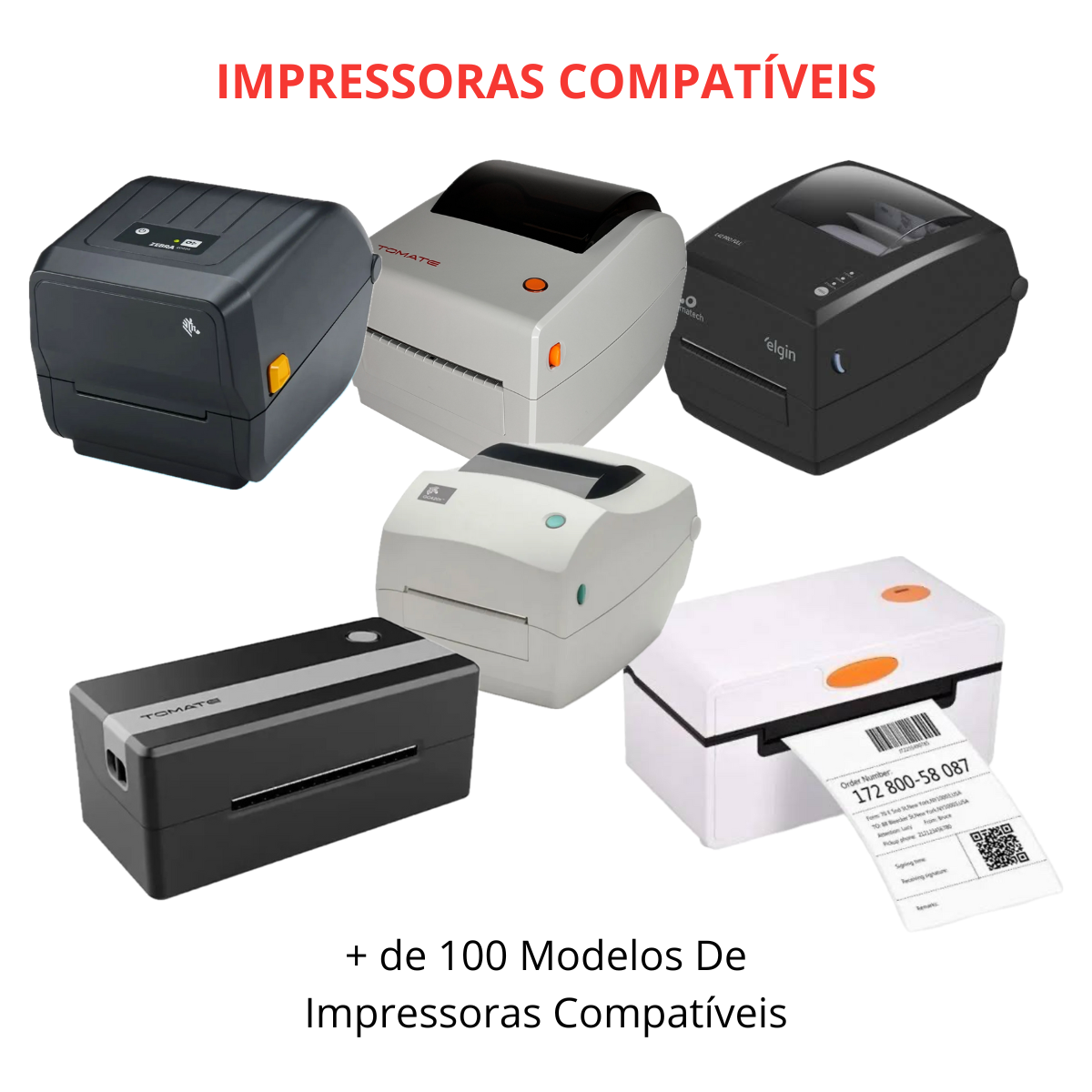 Etiquetas Térmica 10x15 Formato Resma Sem Rolo 100x150 E-commerce Zebra Elgin