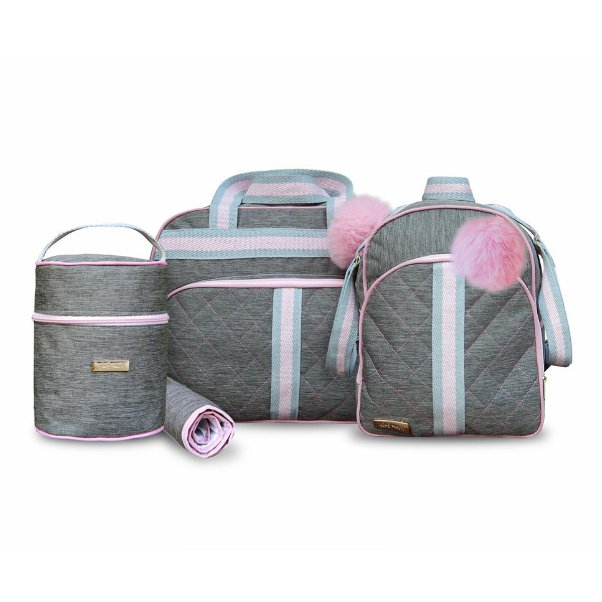 Kit Bolsa Maternidade Bebê Mave Baby 4 Peças Menino Menina