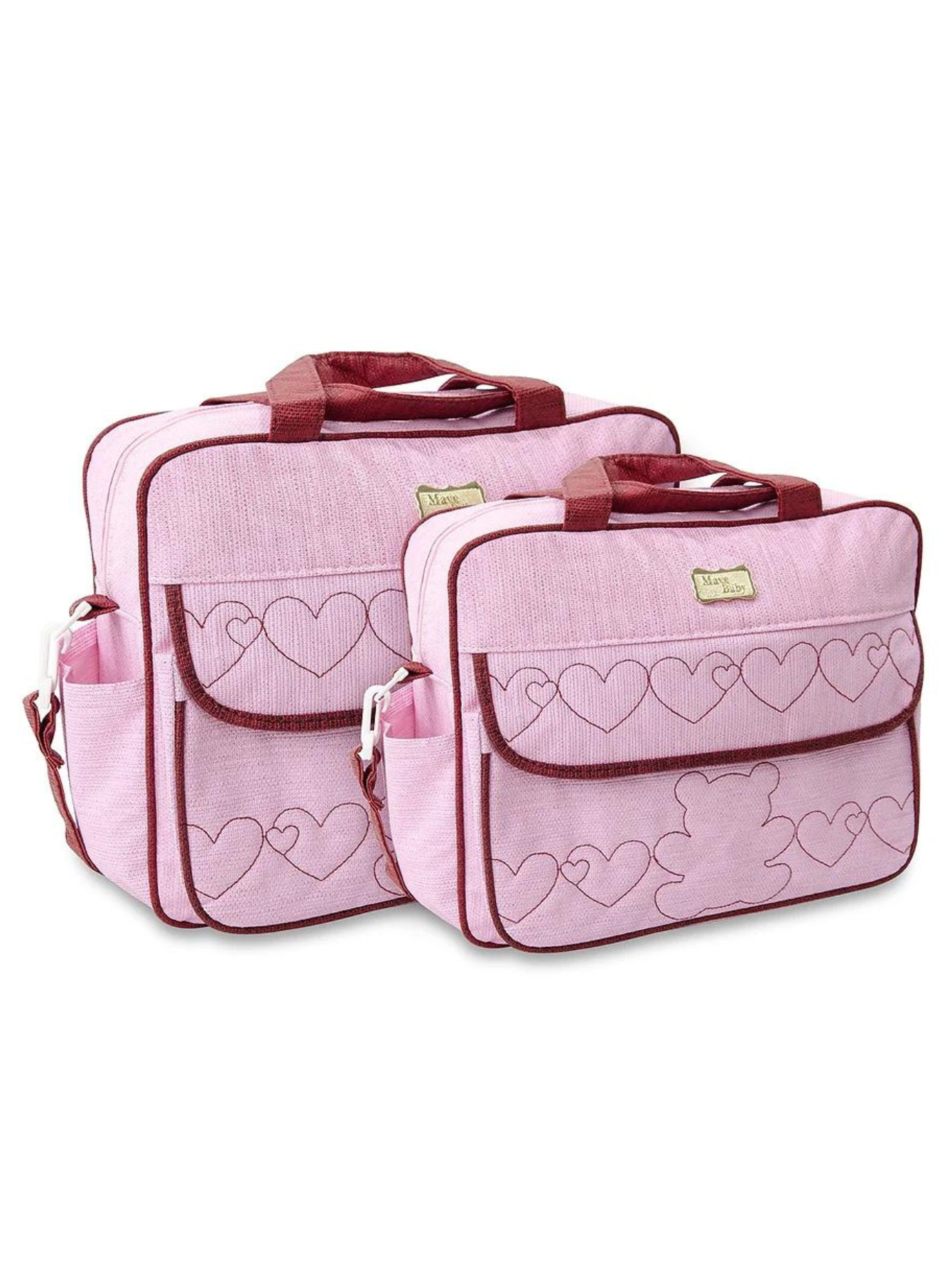Kit Bolsa Saída Maternidade 2 Peças Impermeável Mala Bebê