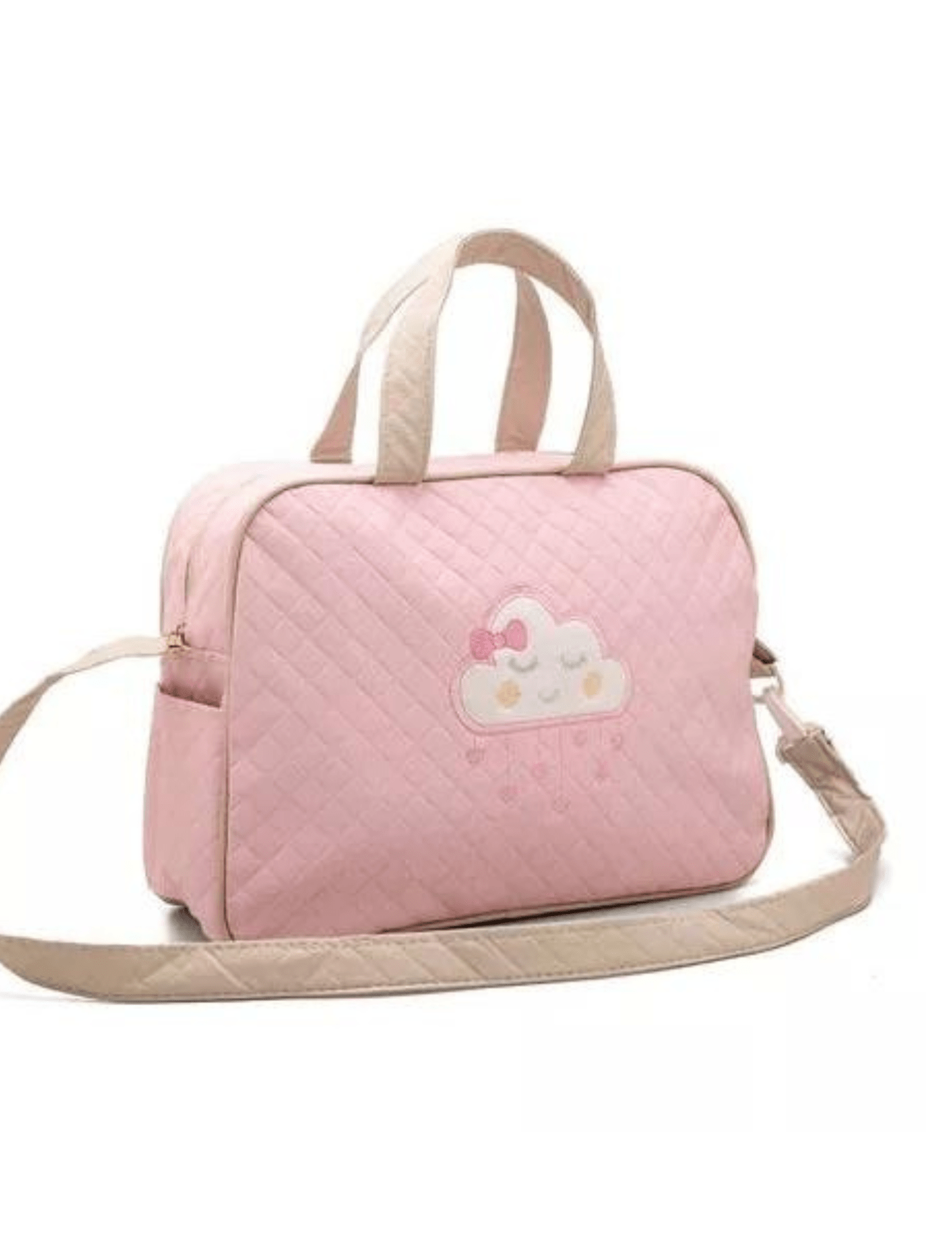 Kit Bolsa Saída Maternidade Reforçada 2 Peças Impermeável Luxo Mala Resistente Menino Menina Bebê Barata