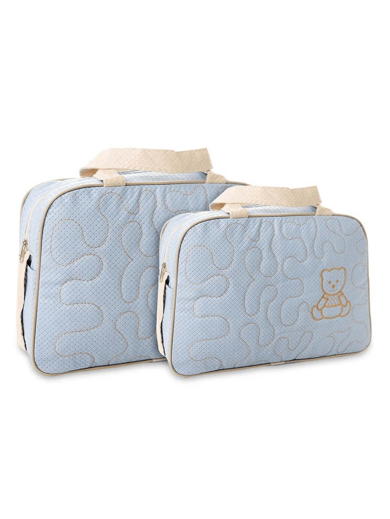 Kit Bolsas Saída Maternidade Reforçada Impermeável Bebê Menina Menino Enxoval Mave Baby Barata