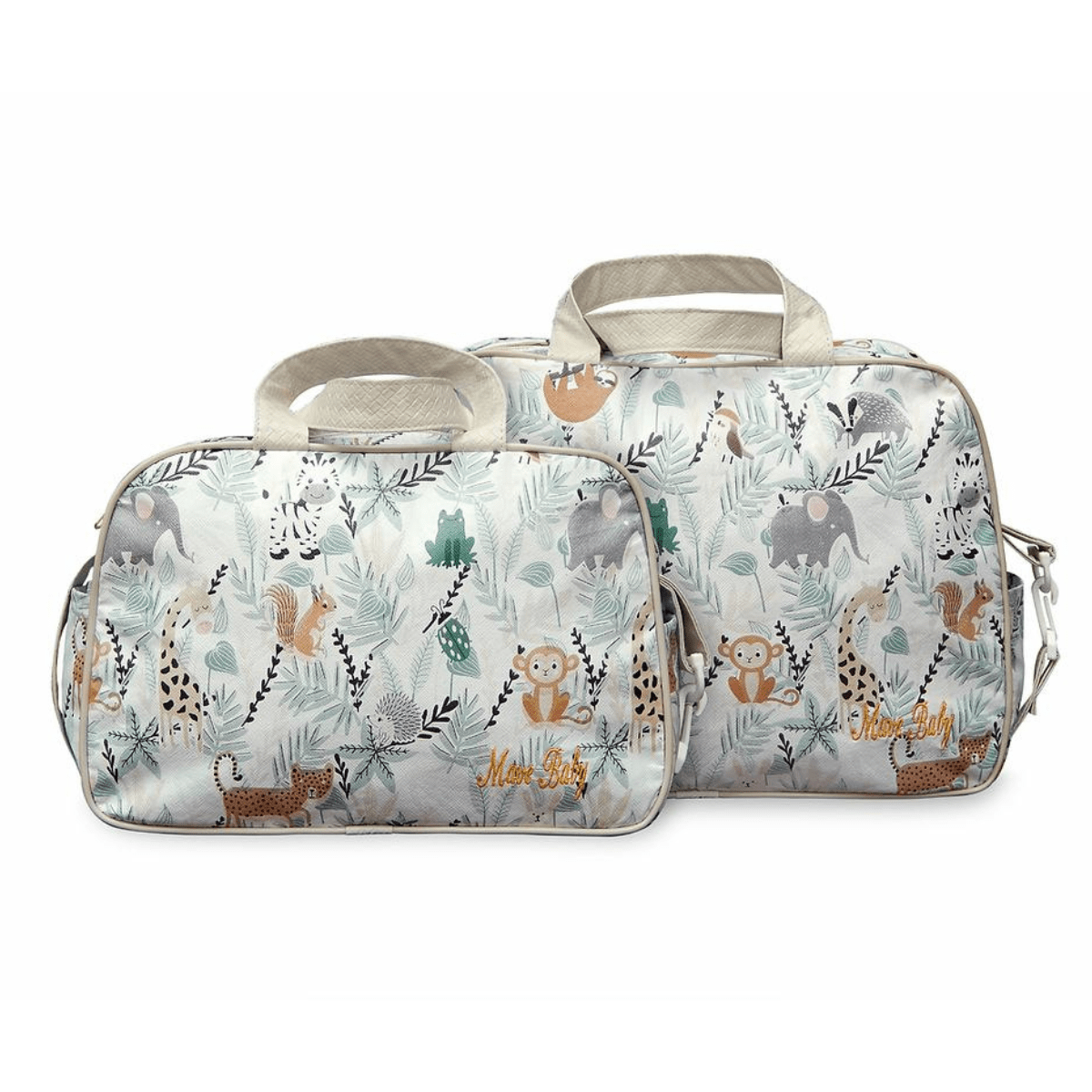 Kit Bolsa Saída Maternidade Básica 2 Peças Reforçada Impermeável Mave Baby Mala Menino Menina Bebê Barata