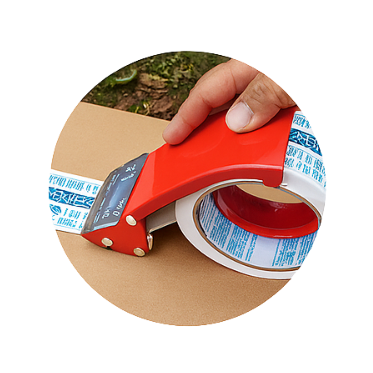 Aplicador De Fita Adesiva Manual Profissional 50mm Suporte Dispensador