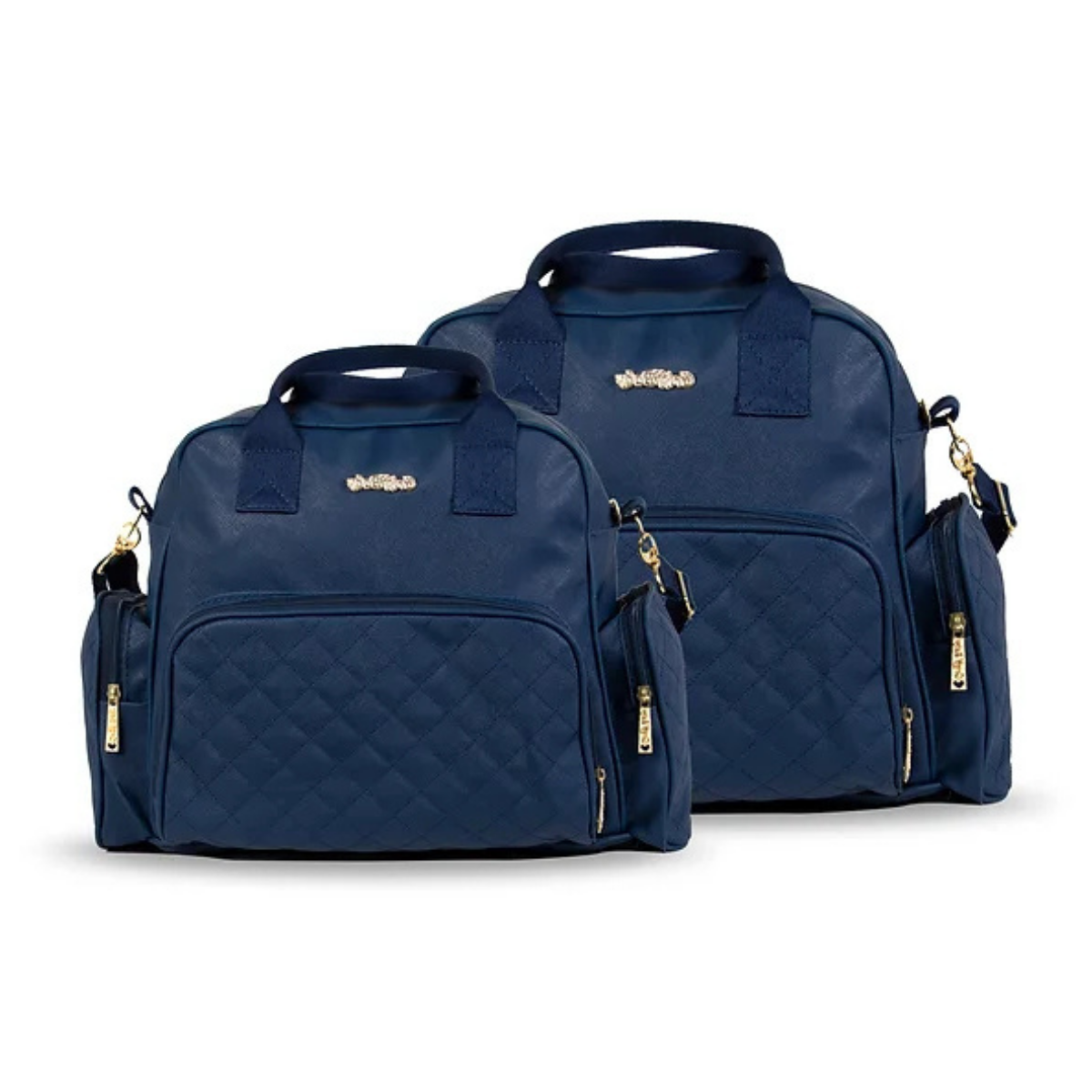 Kit Bolsa Saída Maternidade 2 Peças Mala Bebê De Griff Baby Resistente E Impermeável Menino Menina