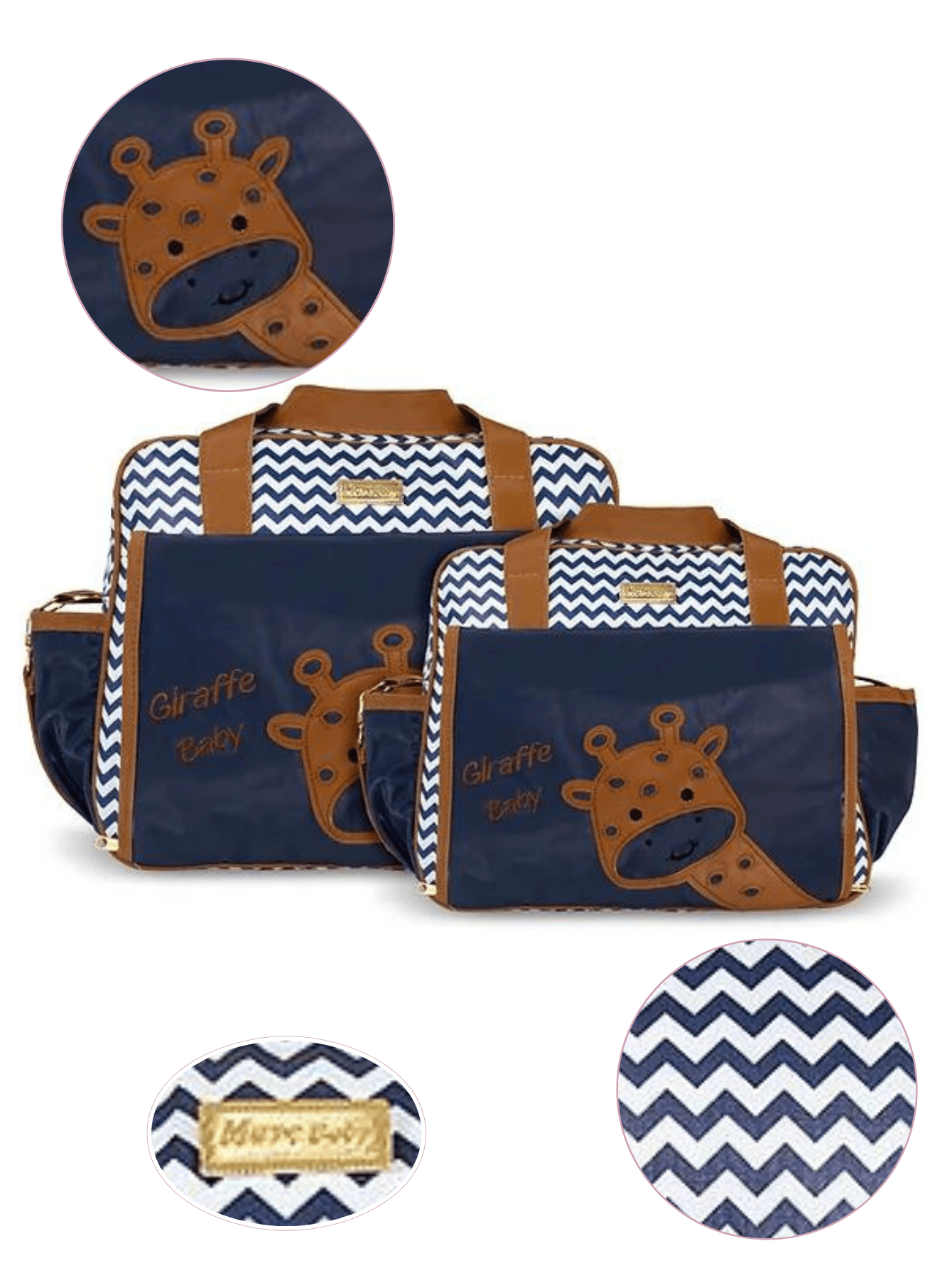 Kit Bolsa Maternidade Mochila Maternidade Menina Menino Luxo