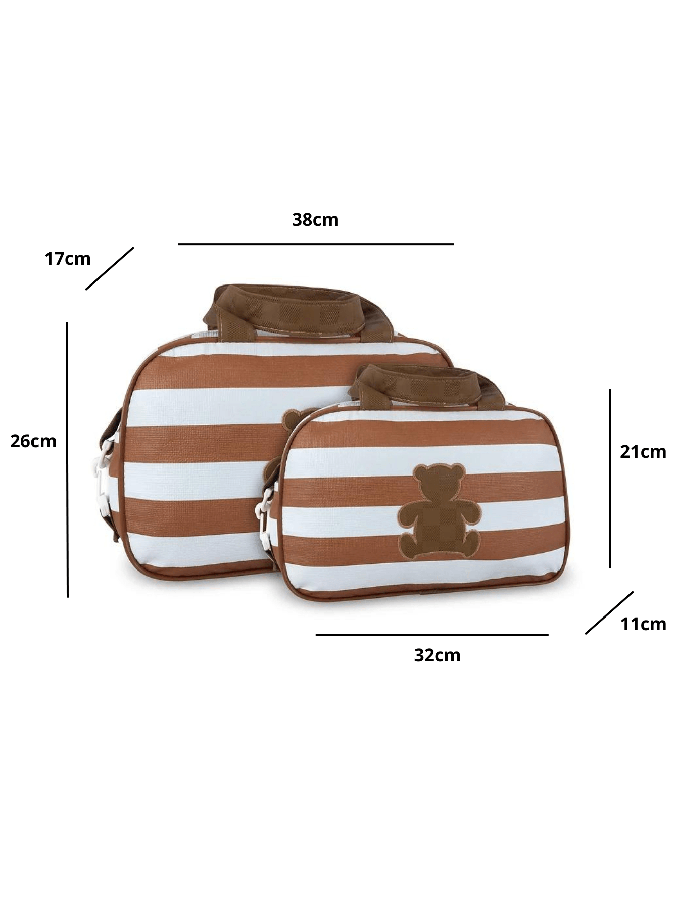 Kit Saída Maternidade Bolsa e Mala 2 Peças Reforçada Impermeável Mave Baby Meninos e Meninas Barata
