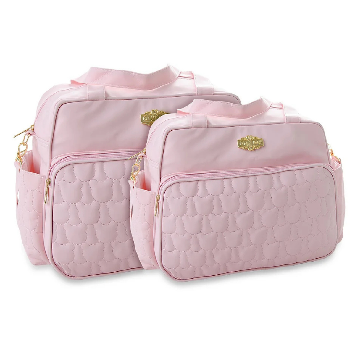 Bolsa Saída Maternidade Mala Griff Baby Impermeável Luxo 2 Peças