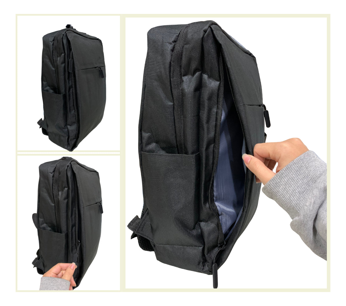 Mochila Anti Furto Notebook Saida Cabo Aux Usb Fone Ouvido