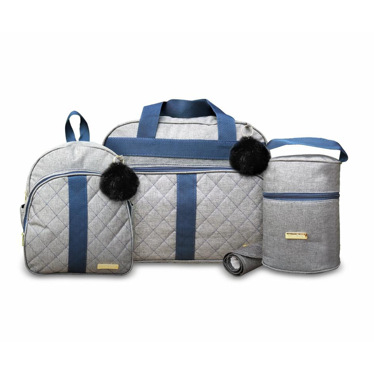Kit Bolsa Maternidade Bebê Mave Baby 4 Peças Menino Menina