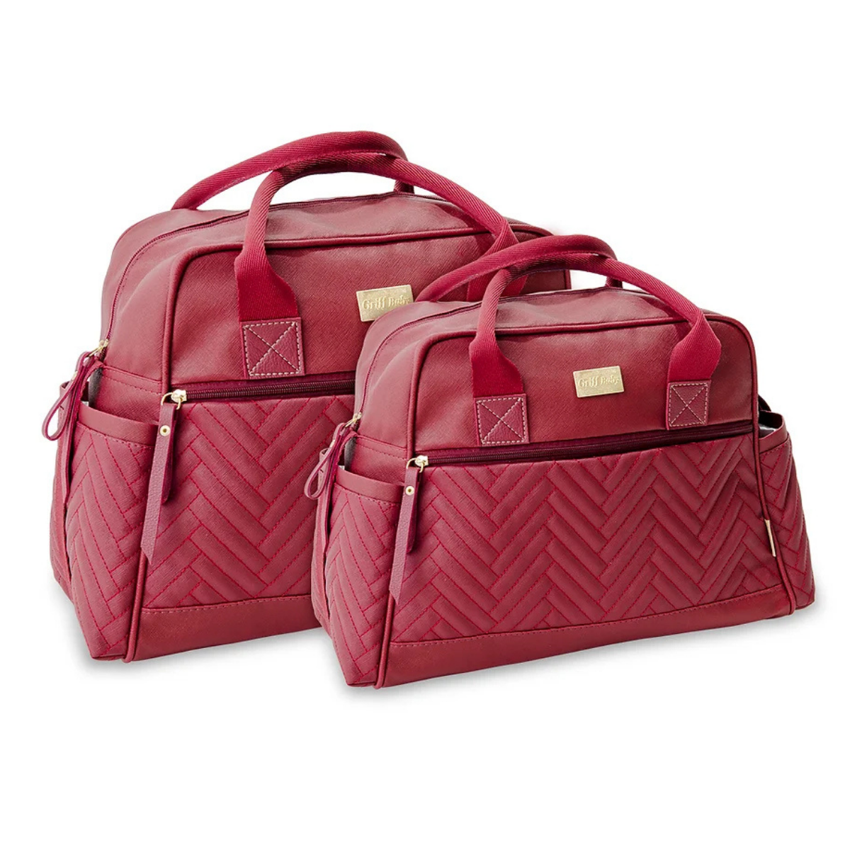 Bolsa Maternidade 2 Peças Mala Saída Impermeável Griff Luxo