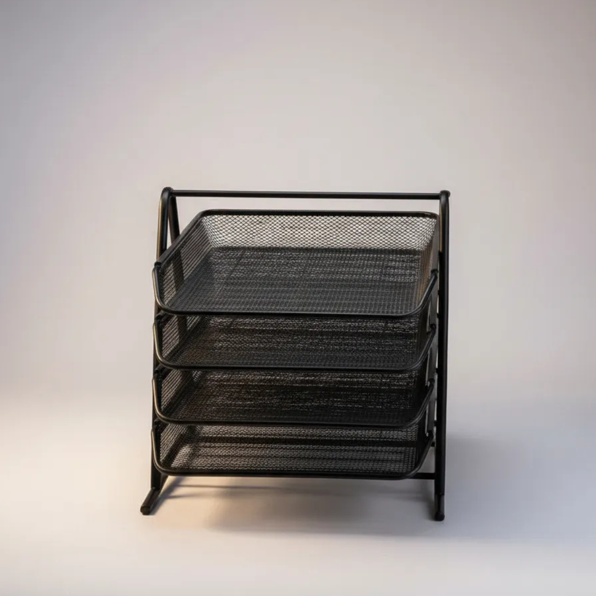 Suporte Organizador De Papel A4 Documentos Escritório Mesa