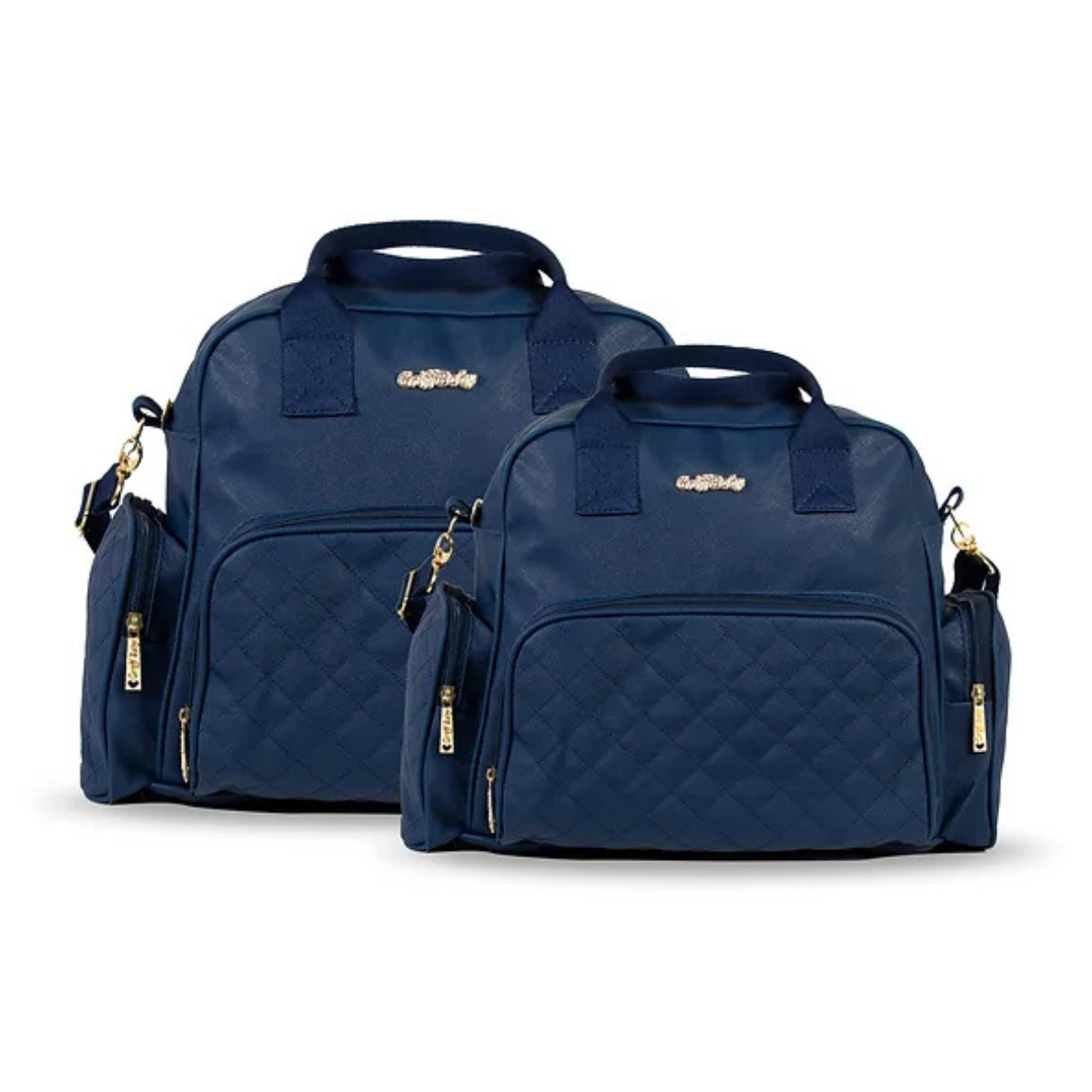 Kit Bolsa Saída Maternidade 2 Peças Mala Bebê De Griff Baby Resistente E Impermeável Menino Menina