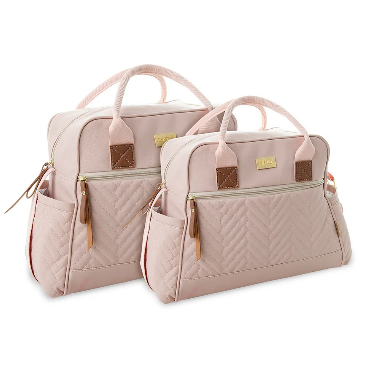 Bolsa Maternidade 2 Peças Mala Saída Impermeável Griff Luxo
