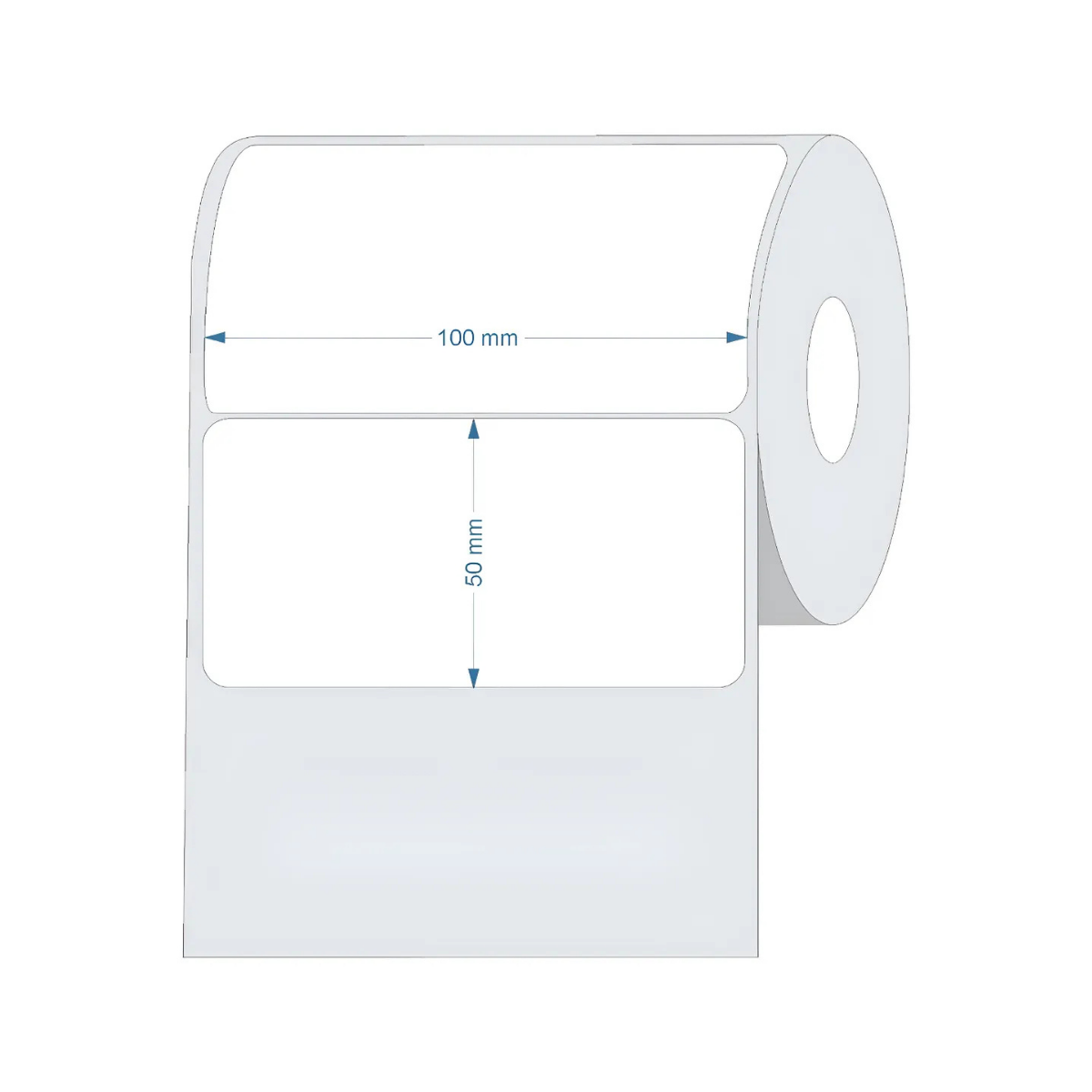 Etiquetas térmicas 100x50mm Com 1.500 Unidades Por Rolo (10x5cm) E-commerce Zebra Elgin
