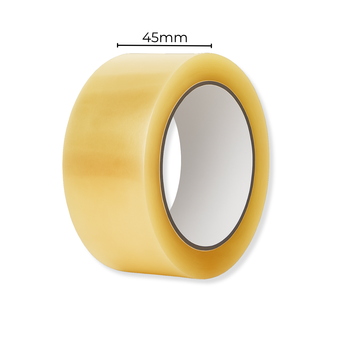 Fita Adesiva Transparente 45mm x 100 Metros Larga Resistente Caixa Papelão