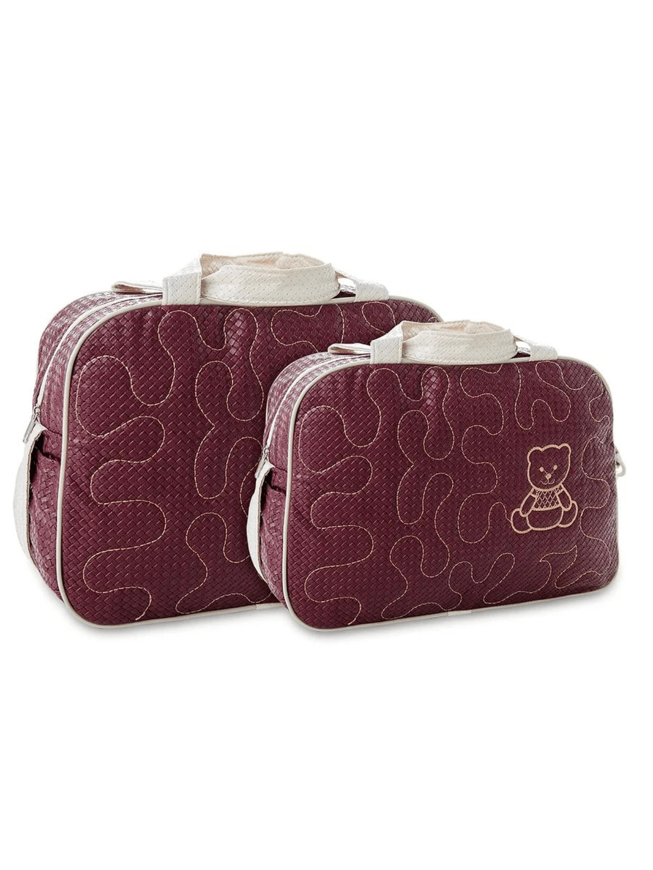Kit Bolsas Saída Maternidade Reforçada Impermeável Bebê Menina Menino Enxoval Mave Baby Barata