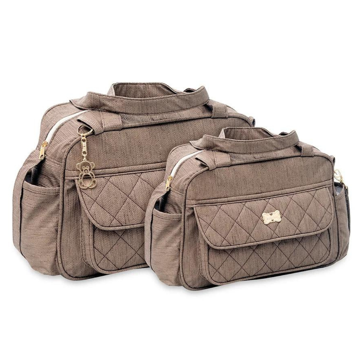 Kit 2 Bolsas Bebê Mala Saída Maternidade Com Alça Kit Luxo Barata Promoção