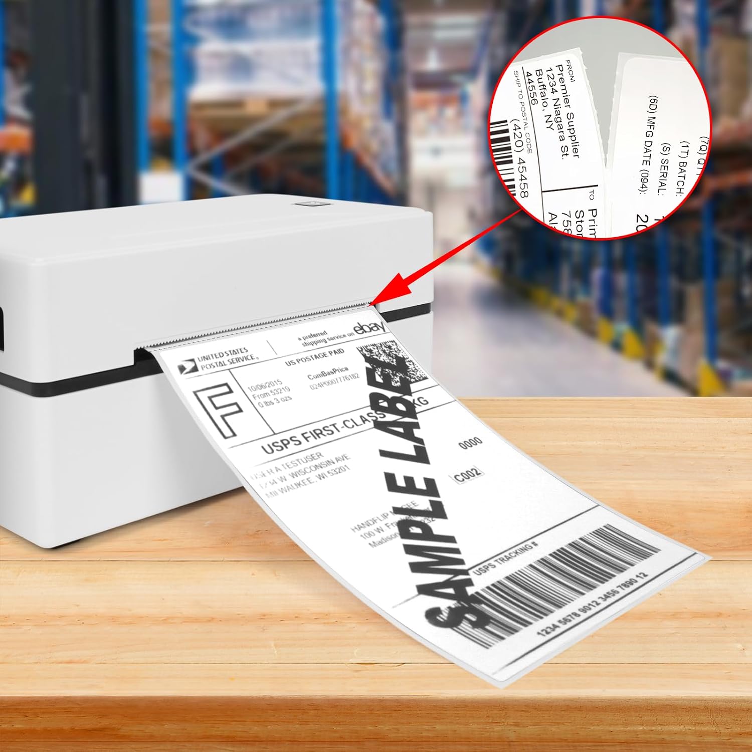 Etiquetas Térmica 10x15 Formato Resma Sem Rolo 100x150 E-commerce Zebra Elgin