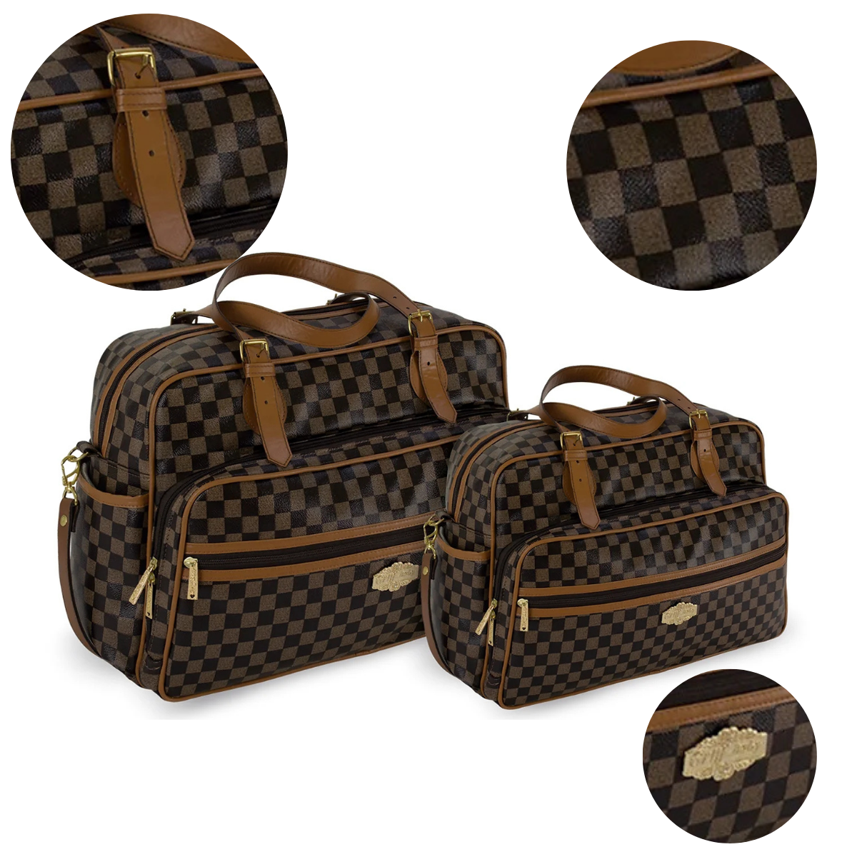 Kit Bolsa Maternidade Saída Mala Bebê Griff Impermeável 2 Pç