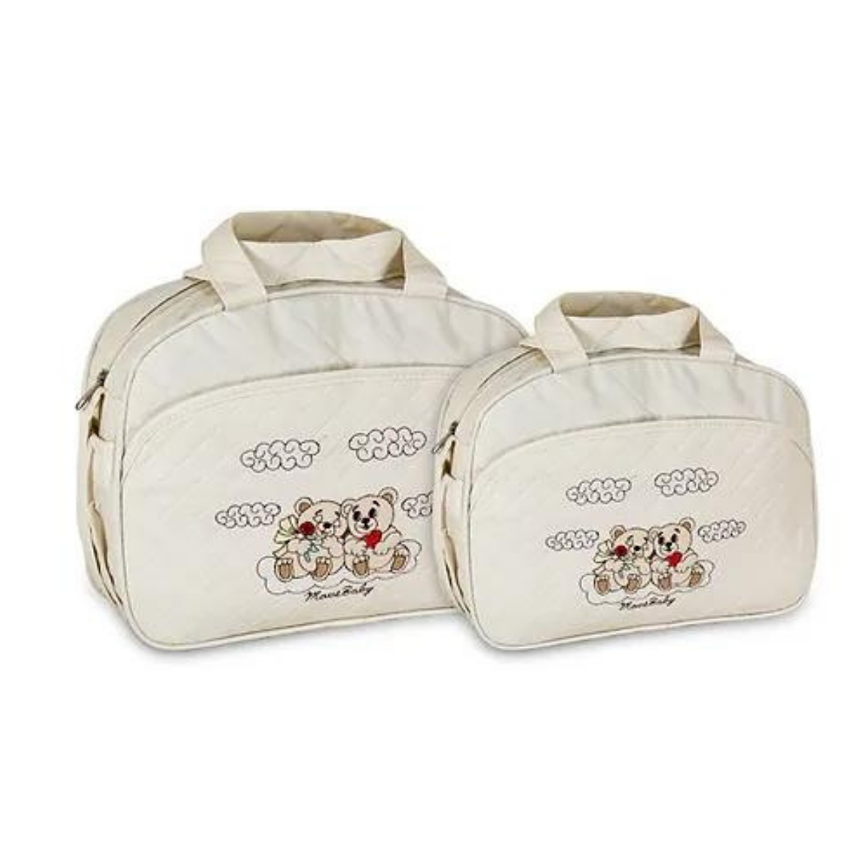 Kit 2 Bolsas Saída Maternidade Impermeável Reforçada Menino Menina Mãe E Bebê Barato