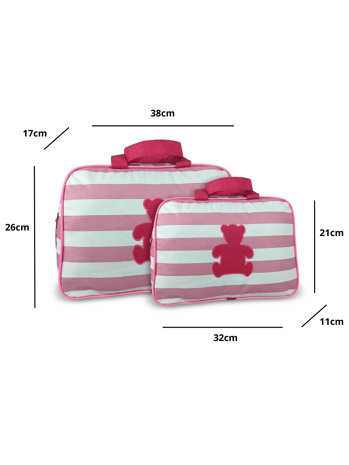 Kit Saída Maternidade Bolsa e Mala 2 Peças Reforçada Impermeável Mave Baby Meninos e Meninas Barata