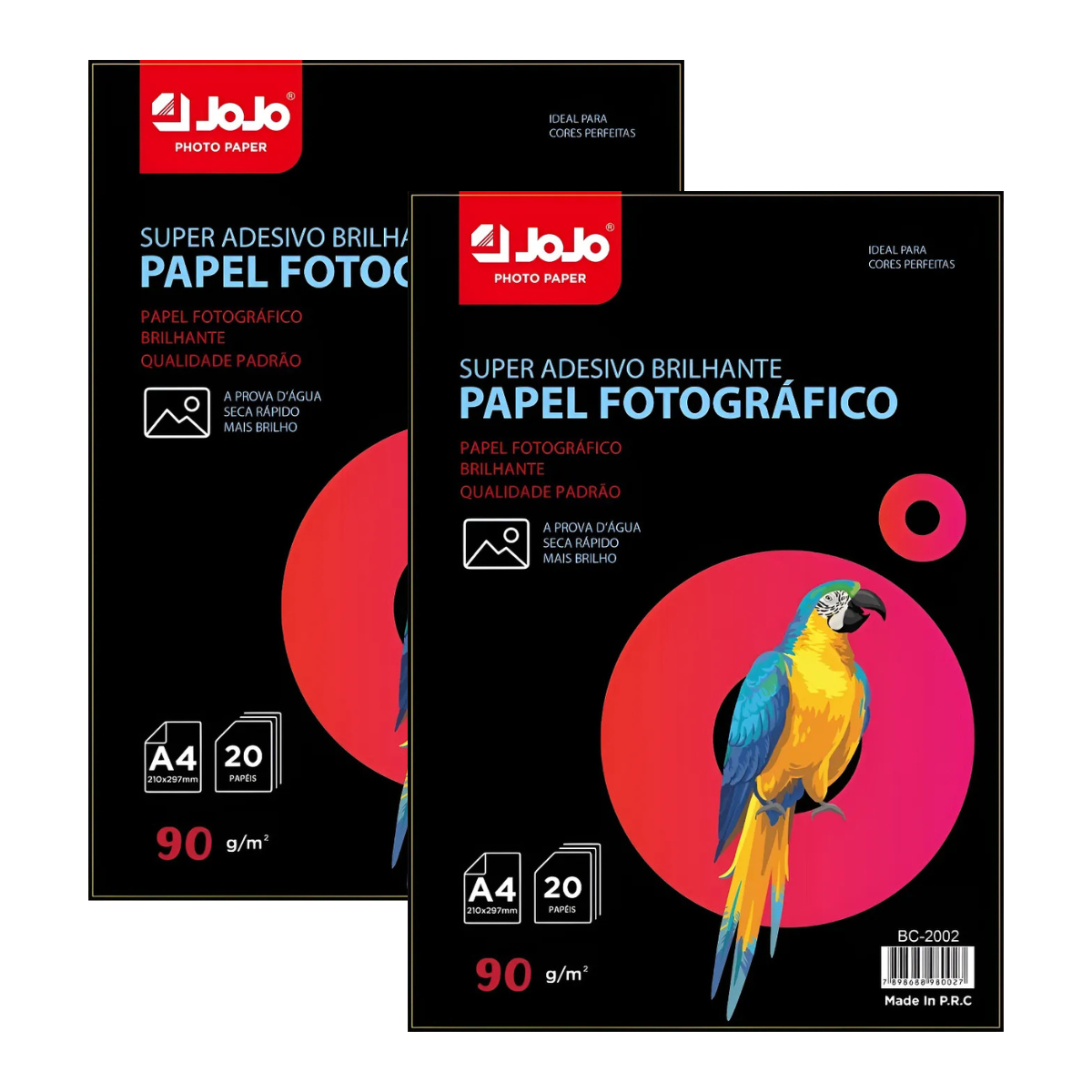 Papel Fotográfico Glossy Brilhante 180g A4 Branco 200 Folhas