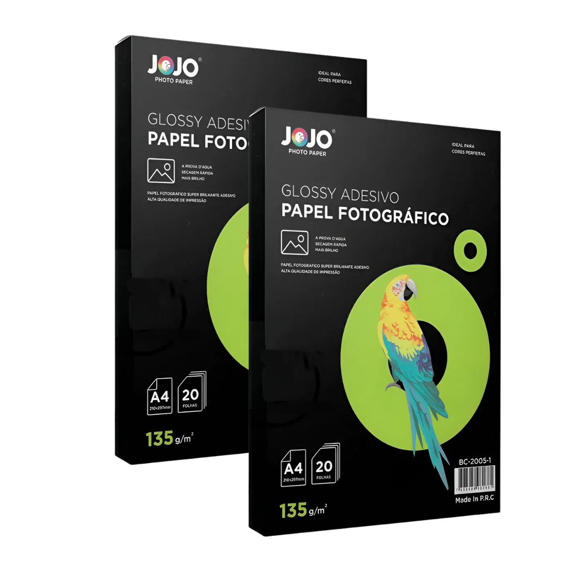 Papel Fotográfico Adesivo Glossy 115g A4 Branco 200 Folhas