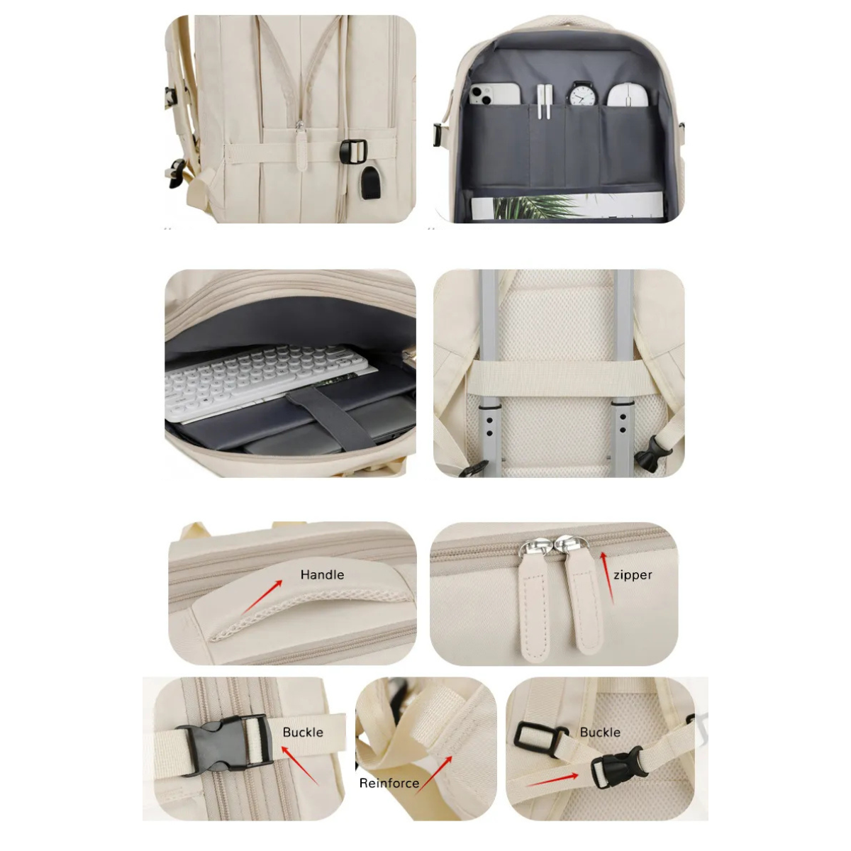 Mochila Bolsa Feminina E Masculina Grande Escolar Faculdade