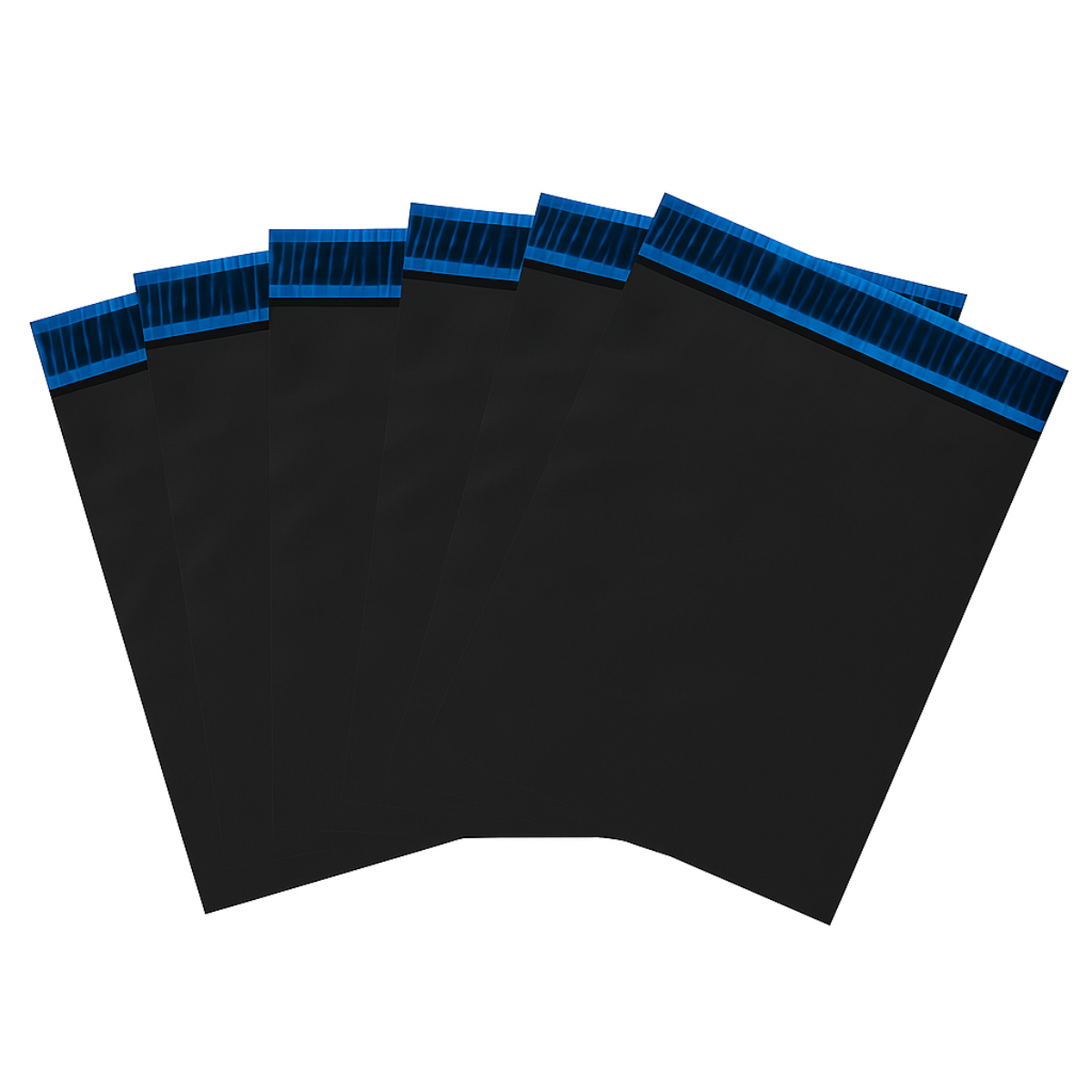 12x18 - Envelope de Segurança Preto Plástico Correios Inviolável E-commerce