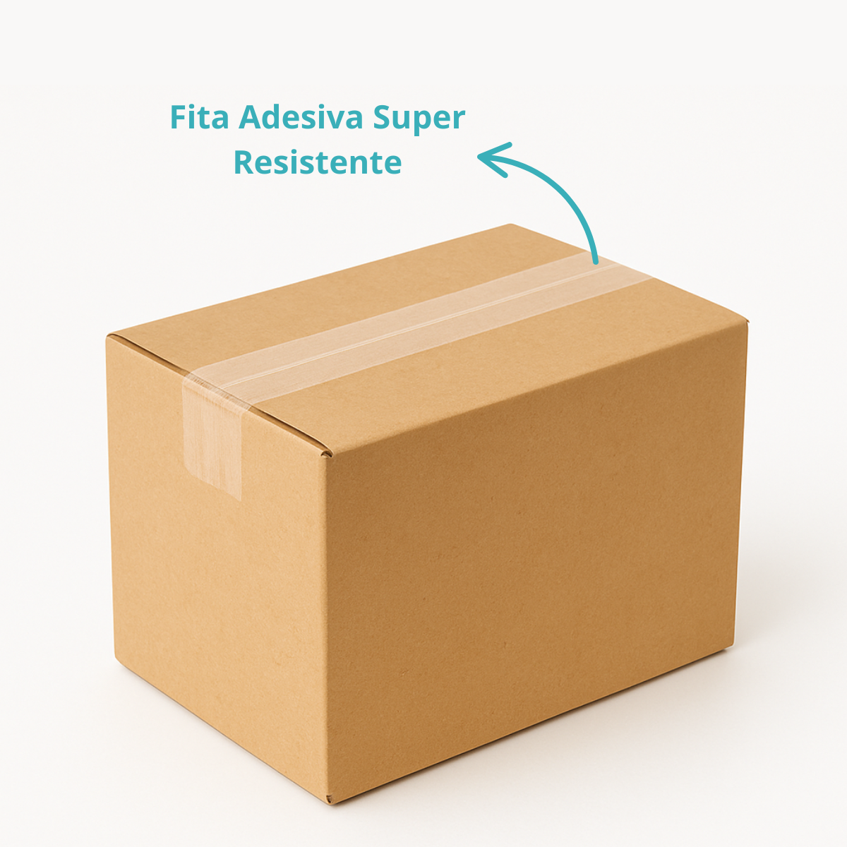 Fita Adesiva Transparente 42mm Reforçada - 300 metros